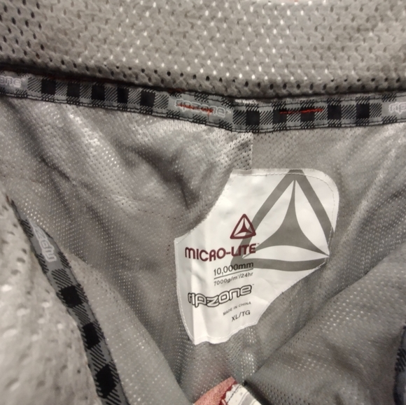Rip Zone Micro lite Snowboard Pants Plaid Abstract Print Size: XL, 36-39, R 14 - Picture 11 of 11
